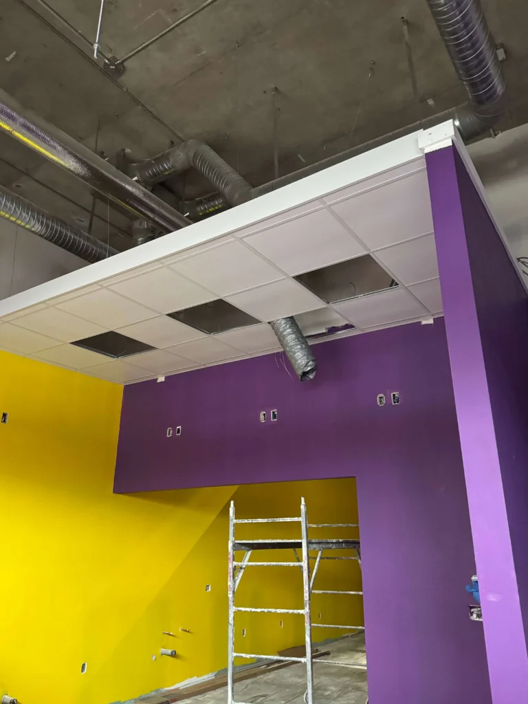 Tbar ceilings in Langford BC by Nailed It Drywall