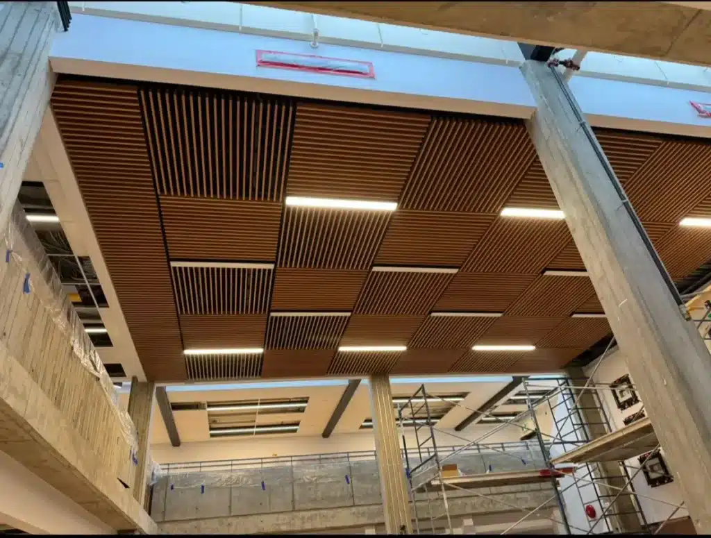 Wood Ceiling and Custom Ceiling in Langford BC by Nailed It Drywall
