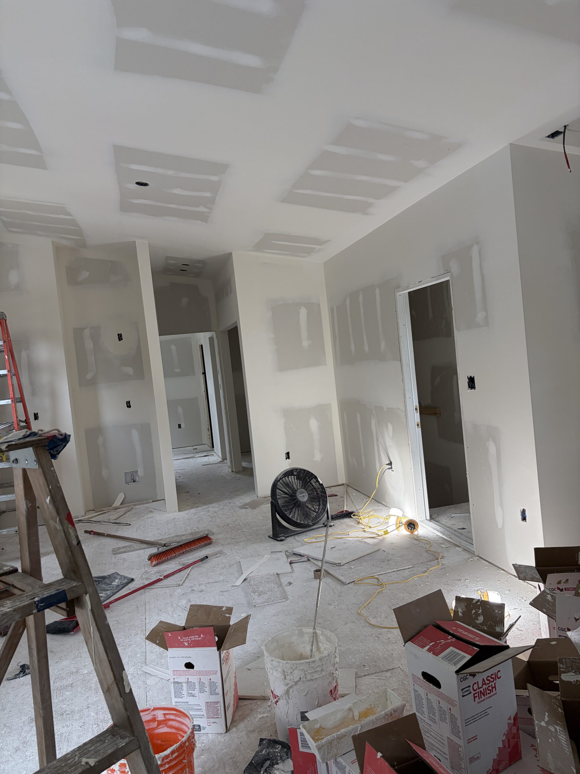 Second coat mud